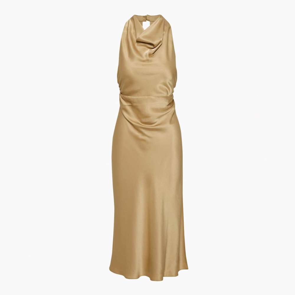 Aritzia Ten Scene Satin Dress